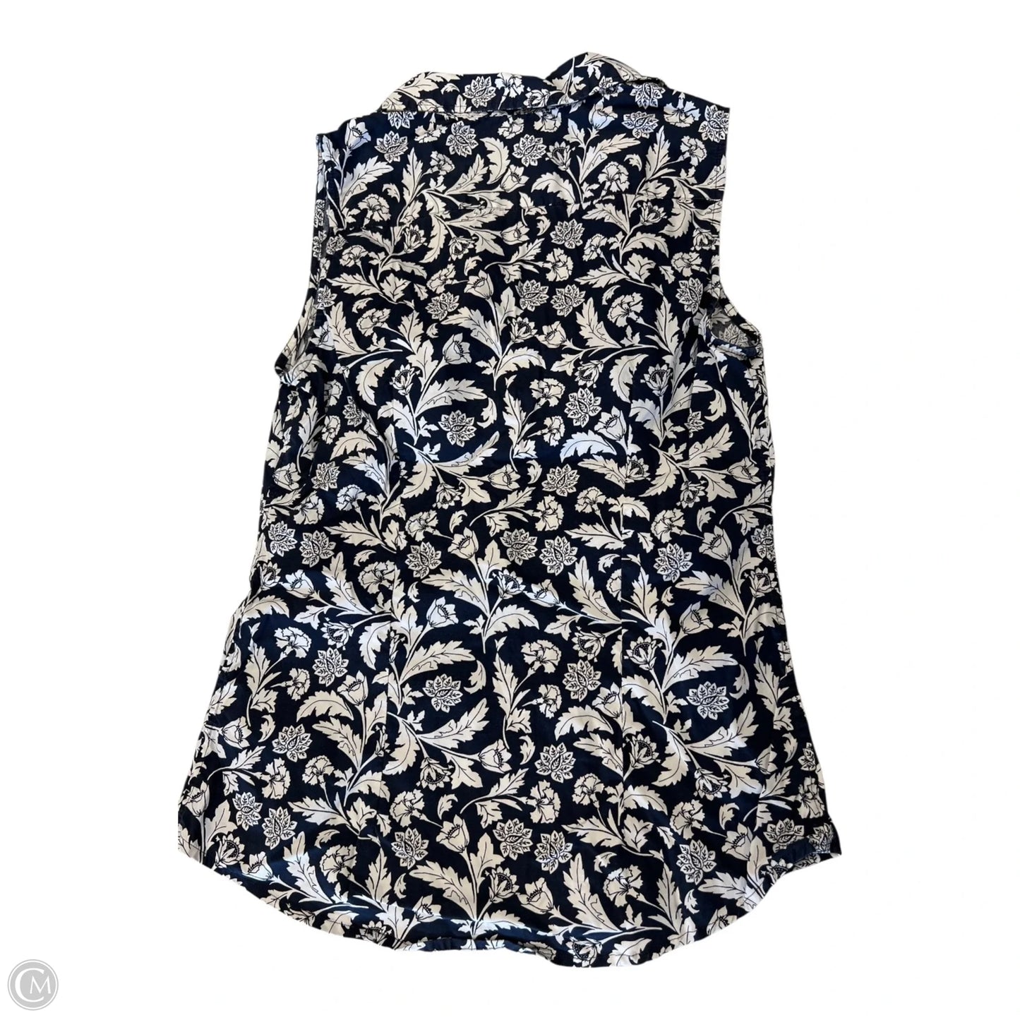 Top Sleeveless By Banana Republic In Floral Print, Size: 0