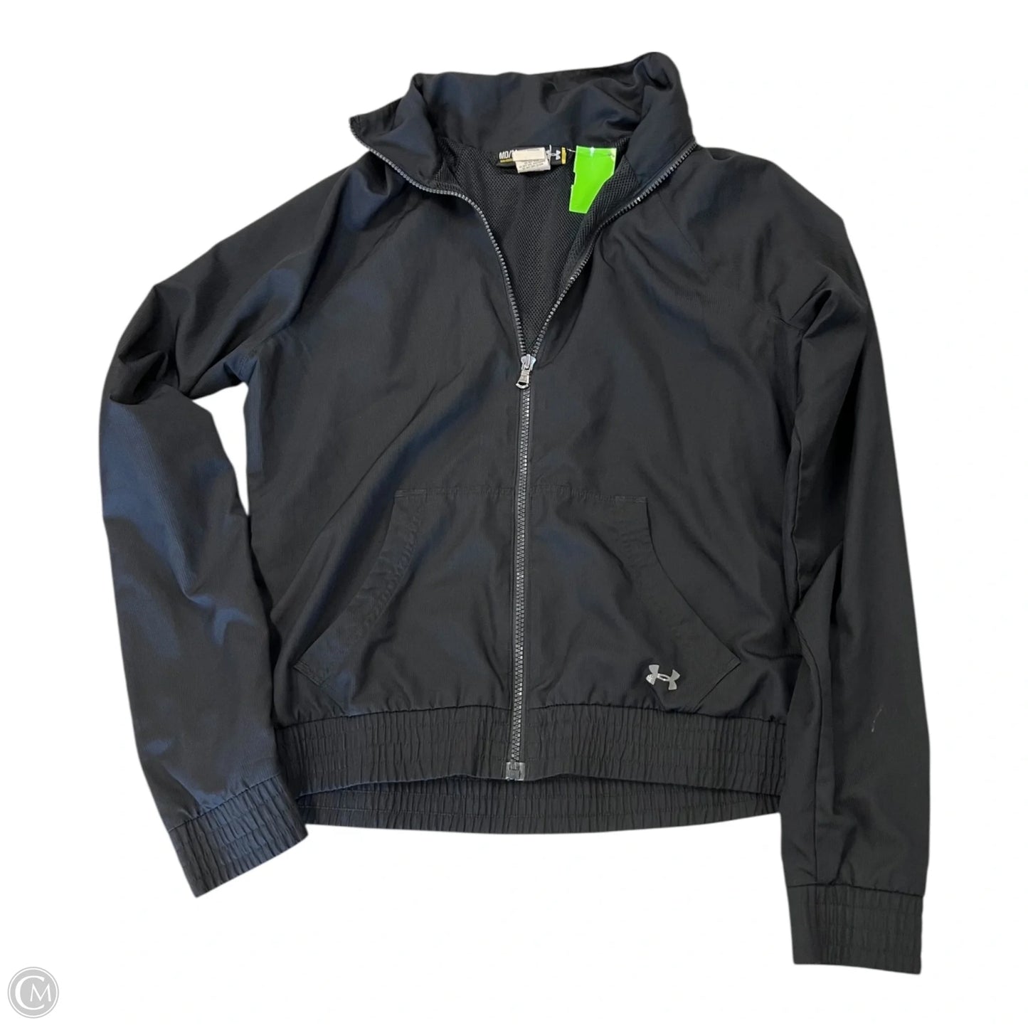 Athletic Jacket By Under Armour In Black, Size: M