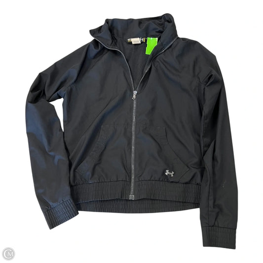 Athletic Jacket By Under Armour In Black, Size: M