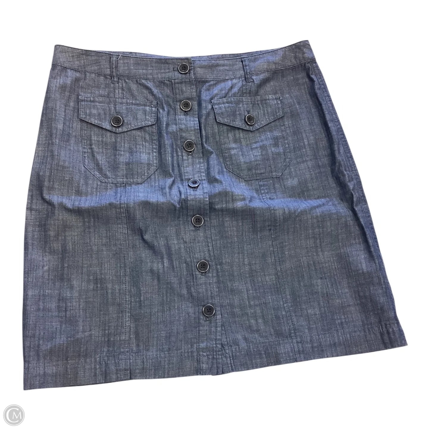 Skirt Midi By Van Heusen In Blue, Size: 8