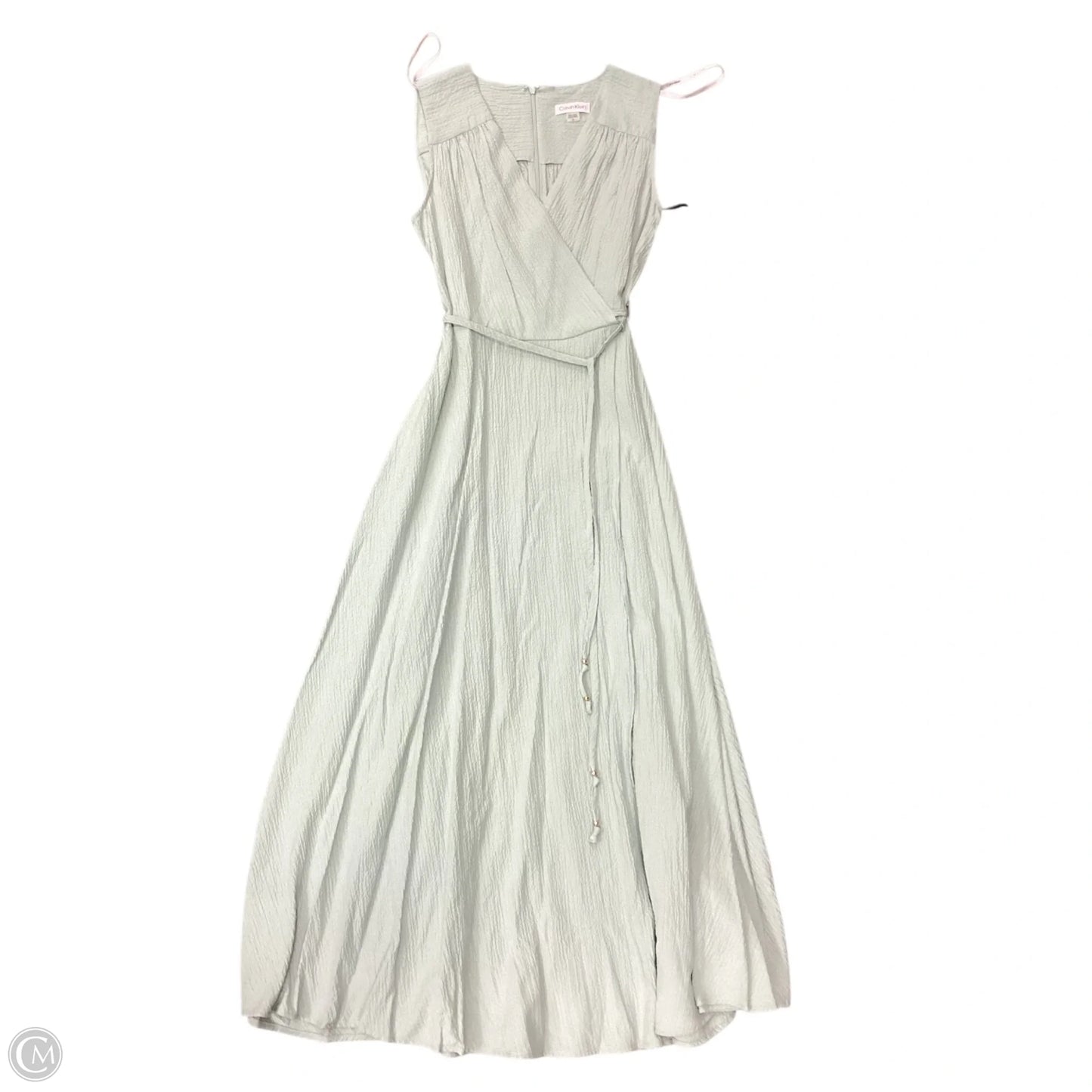 Dress Casual Maxi By Calvin Klein In Green, Size: 10