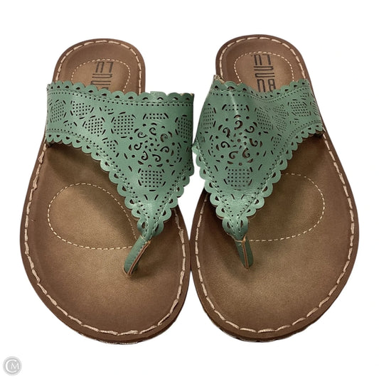 Sandals Flats By Me Too In Beige, Size: 7.5