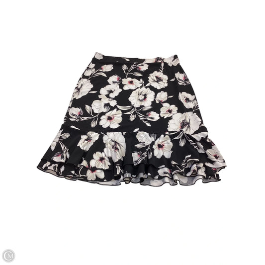 Skirt Mini & Short By White House Black Market In Floral Print, Size: Xxs