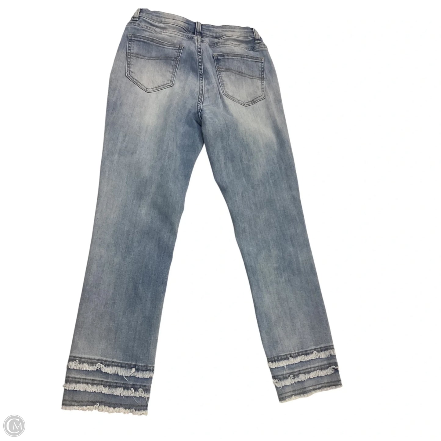 Jeans Straight By Charlie B In Blue Denim, Size: 4