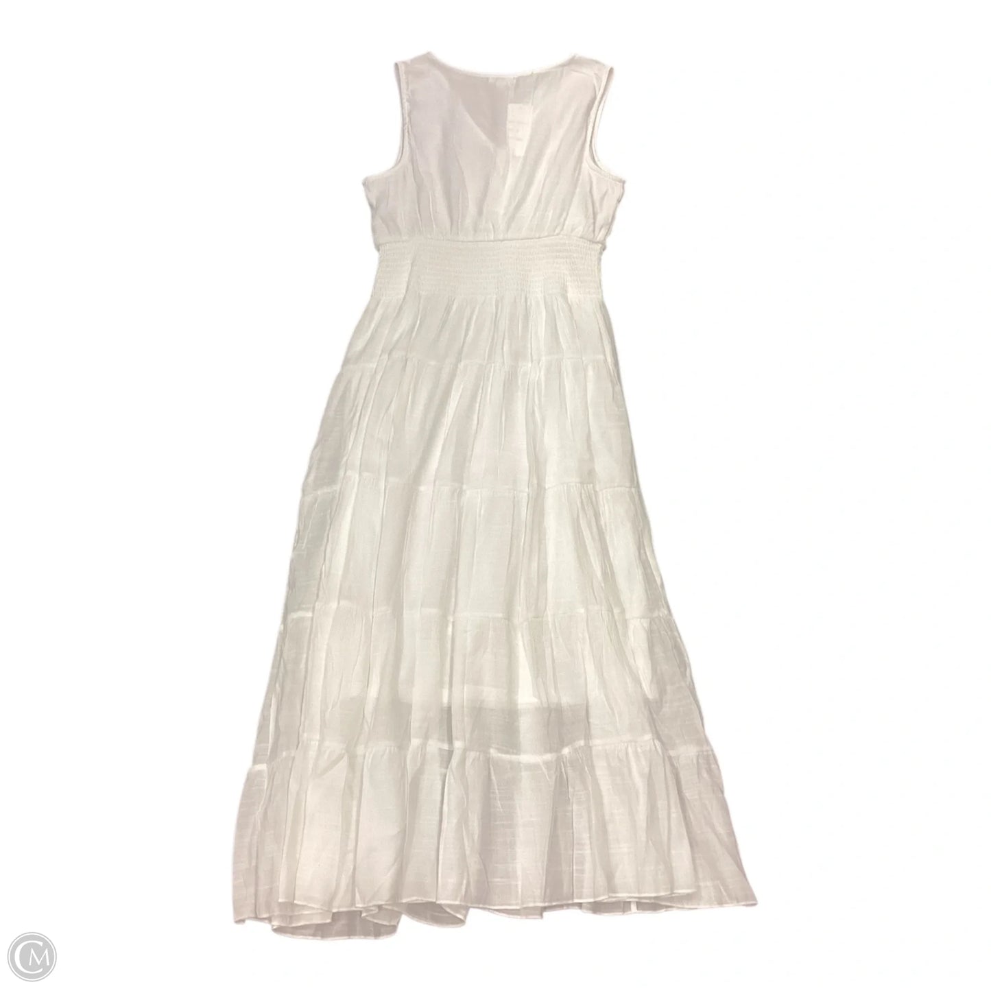 Dress Casual Maxi By Clothes Mentor In Blue & White, Size: M