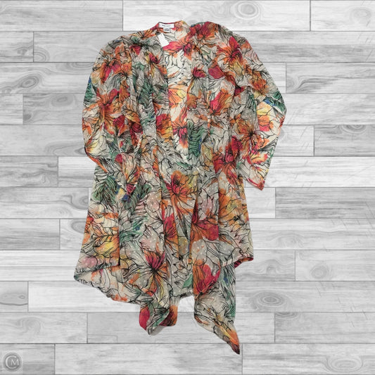 Kimono By Nine West In Floral Print, Size: Osfm