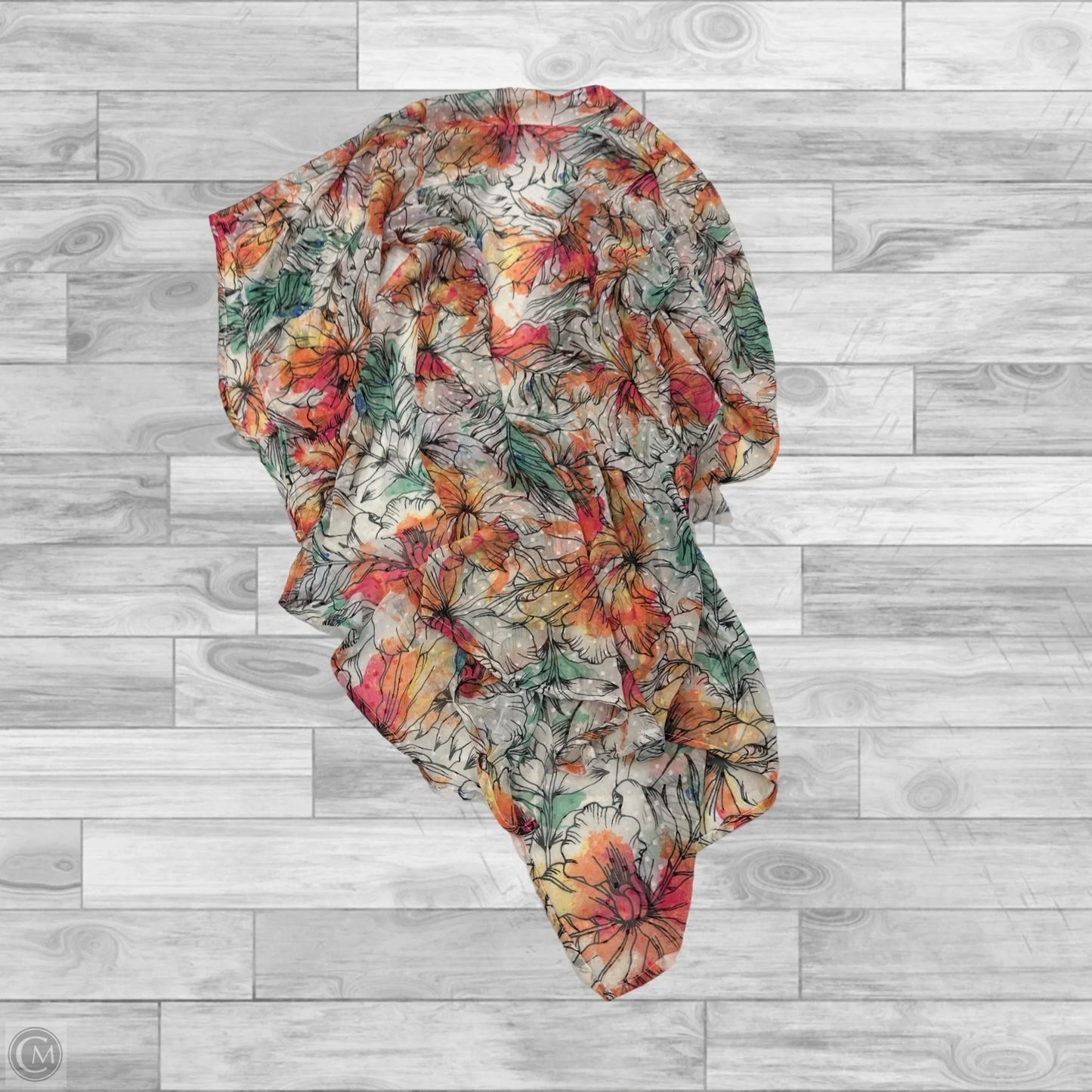 Kimono By Nine West In Floral Print, Size: Osfm