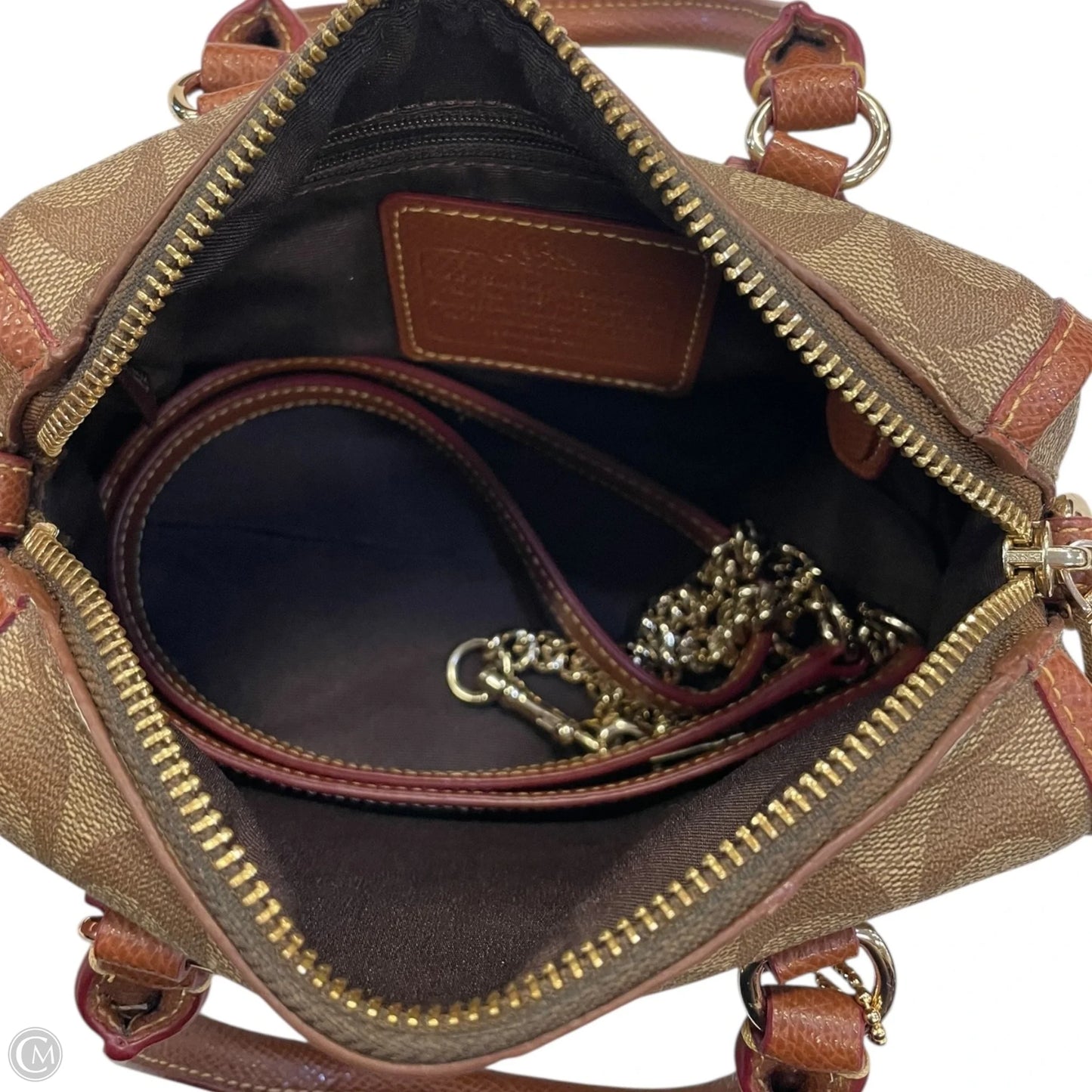 Crossbody Designer By Coach, Size: Small