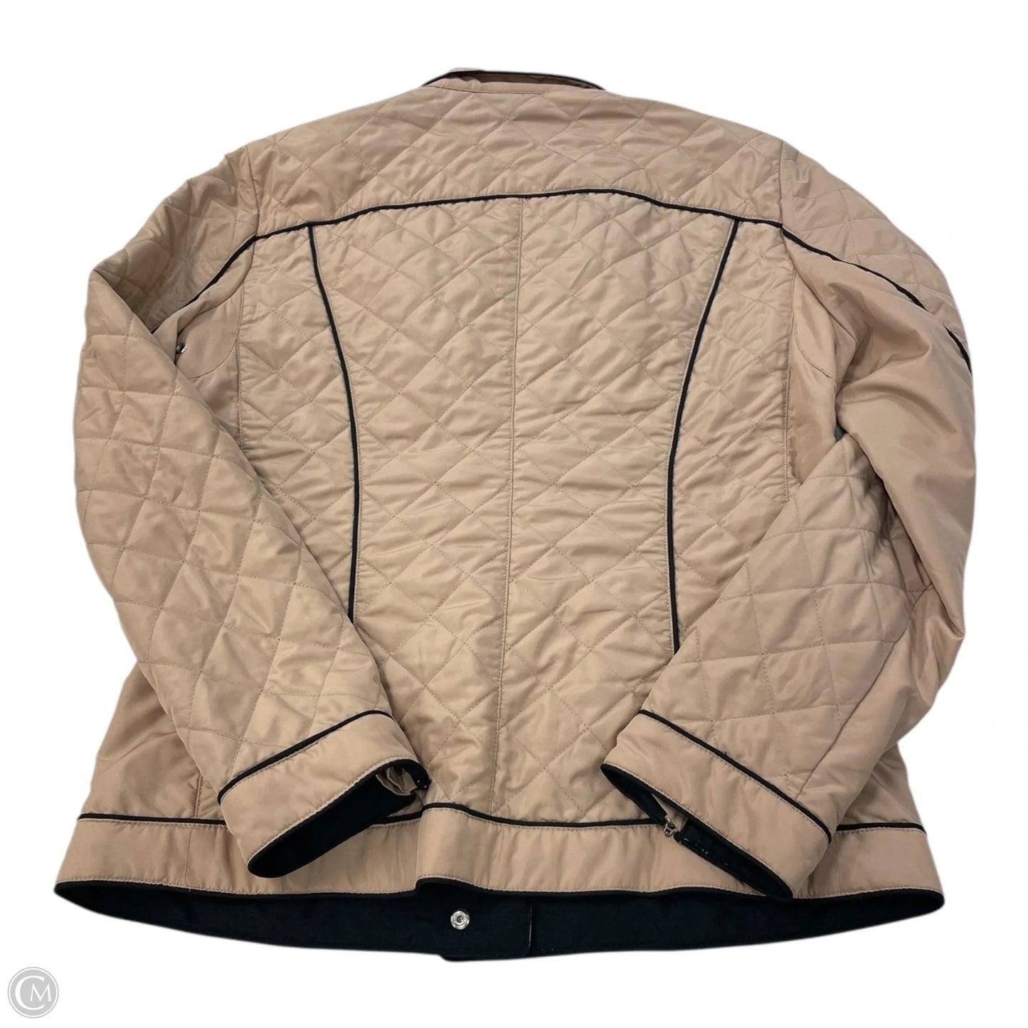 Jacket Puffer & Quilted By Chicos In Beige, Size: 0