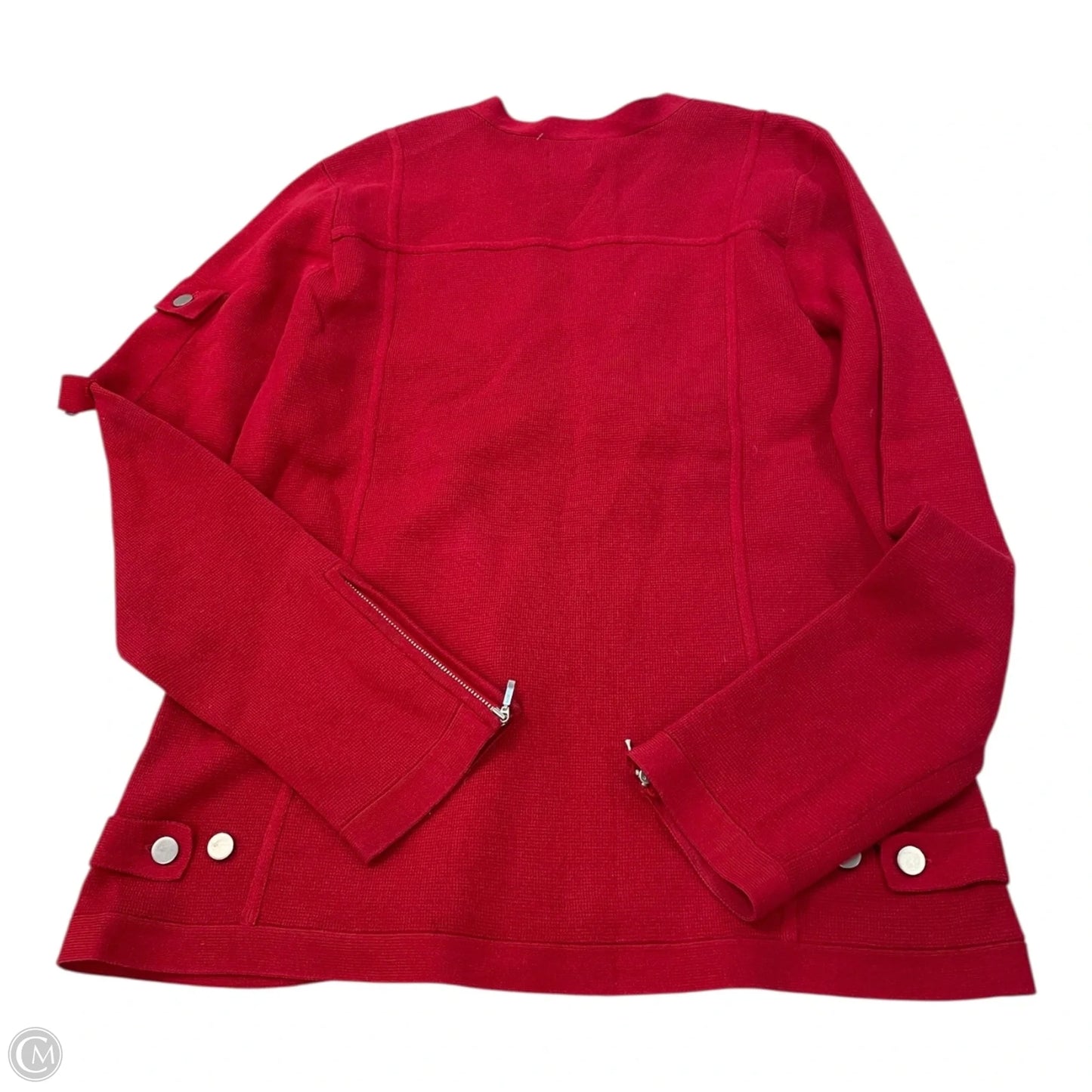 Jacket Other By Chicos In Red, Size: L
