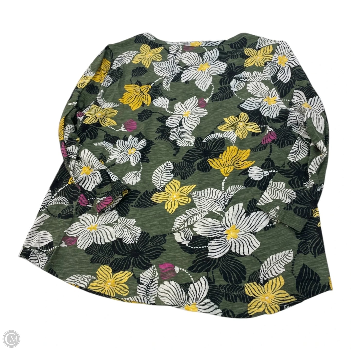 Top Long Sleeve By Chicos In Multi-colored, Size: L