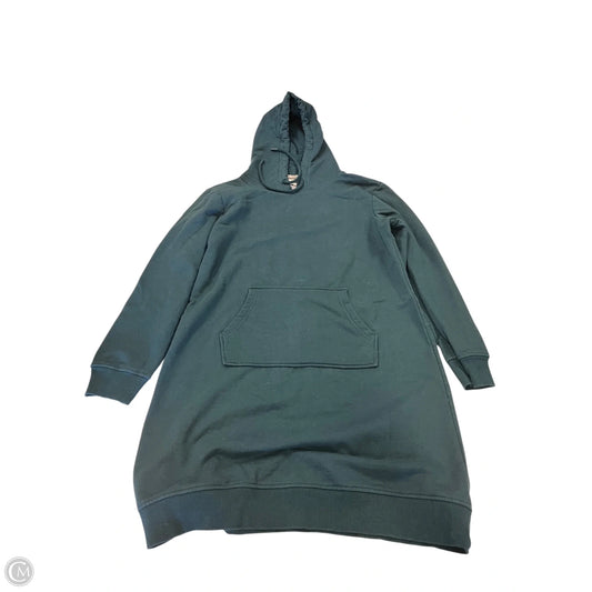 Athletic Sweatshirt Hoodie By Serra In Teal, Size: S