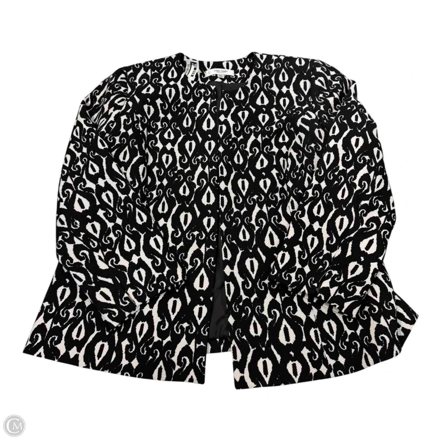 Blazer By Jones Studio In Black & White, Size: 16