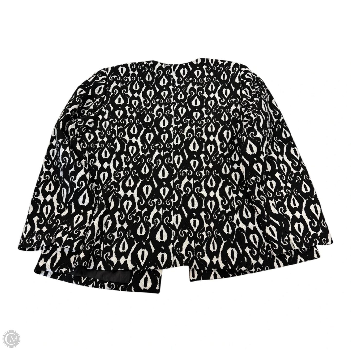 Blazer By Jones Studio In Black & White, Size: 16