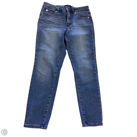 Jeans Skinny By Tahari In Blue Denim, Size: 8