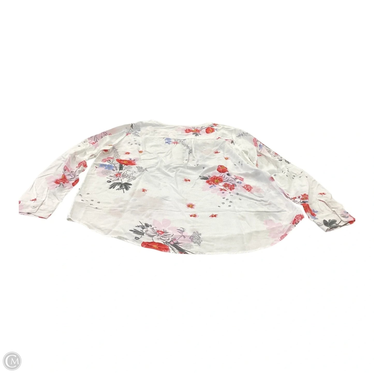 Top Long Sleeve By Clothes Mentor In Floral Print, Size: 8