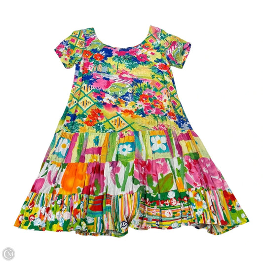 Dress Casual Short By Clothes Mentor In Tropical Print, Size: M