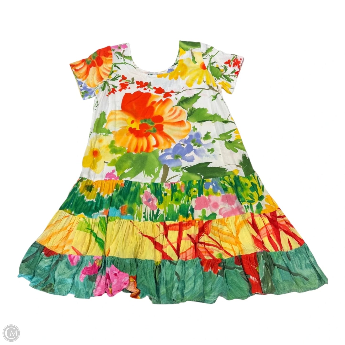 Dress Casual Short By Clothes Mentor In Floral Print, Size: M