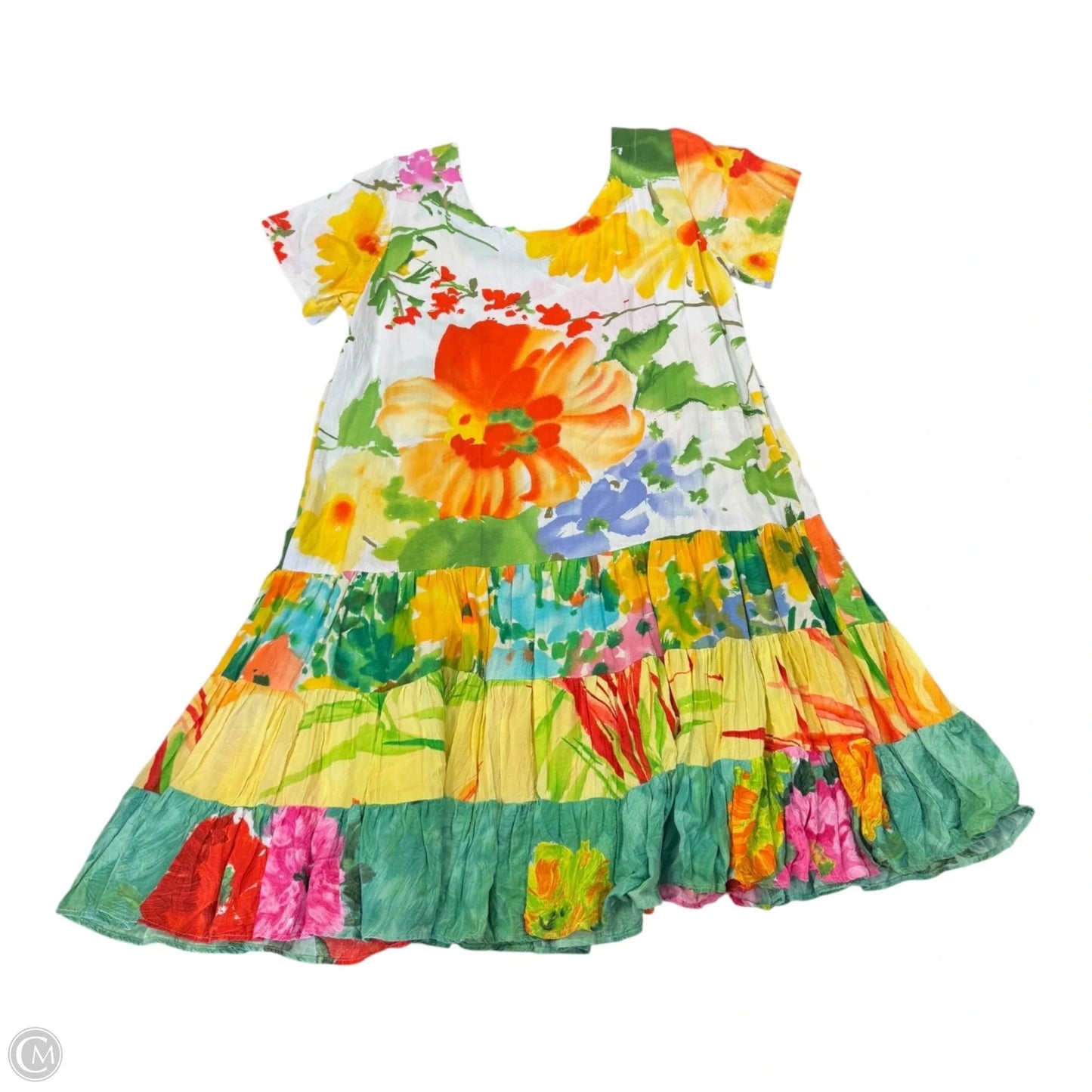 Dress Casual Short By Clothes Mentor In Floral Print, Size: M