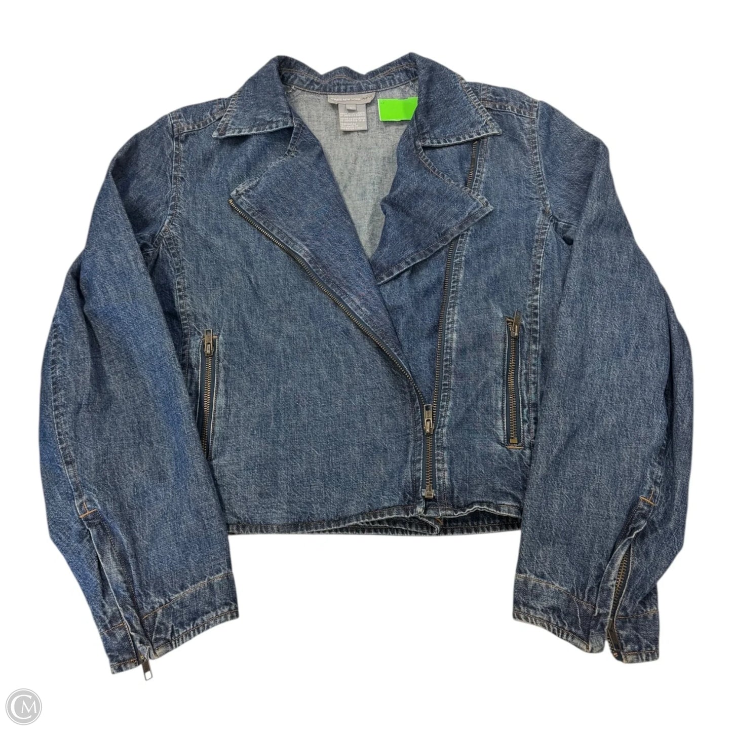 Jacket Denim By Jones New York In Blue Denim, Size: 6