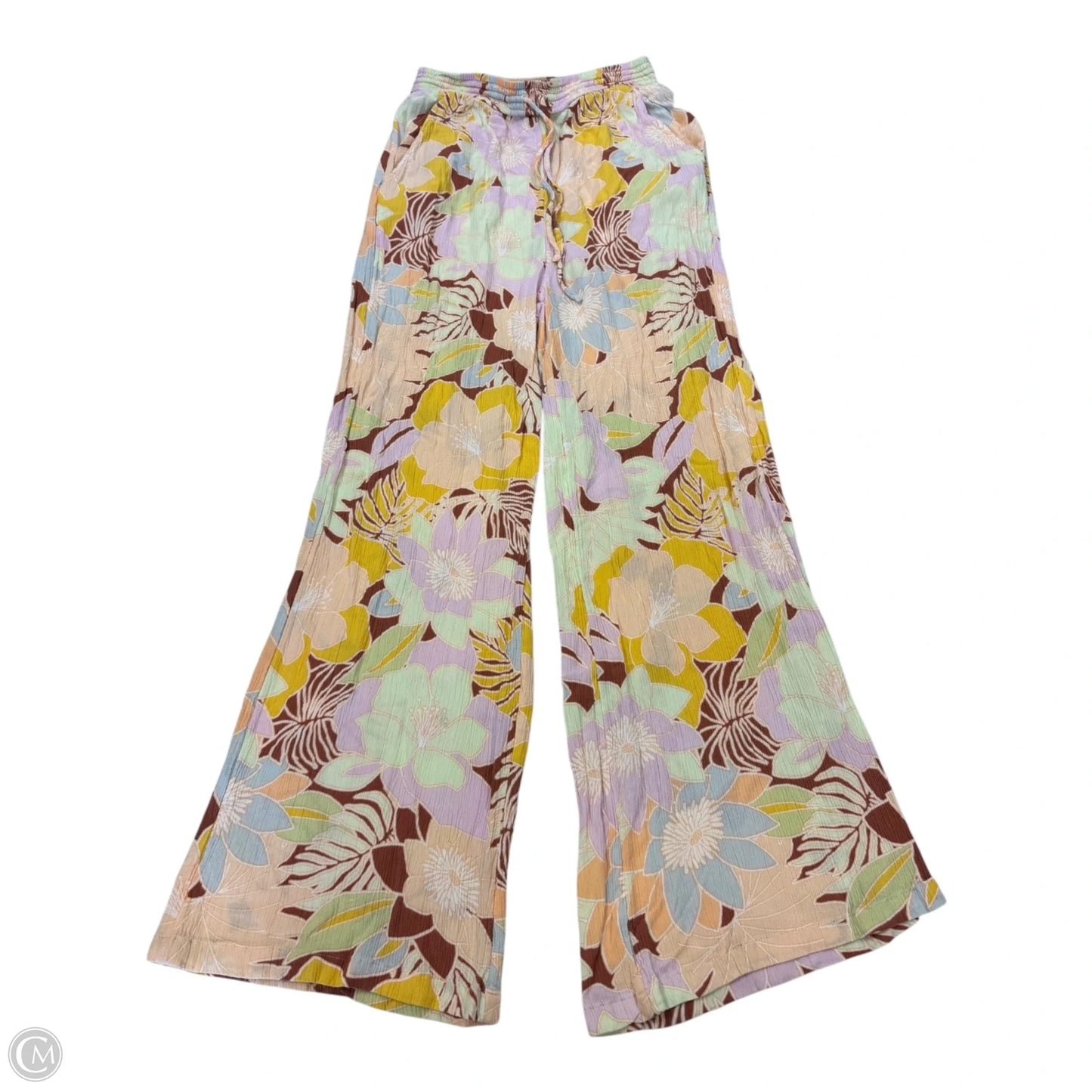 Pants Lounge By Volcom In Floral Print, Size: Xs