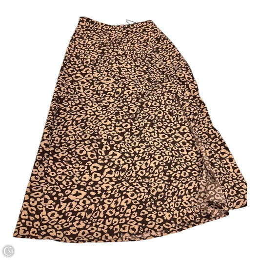 Skirt Maxi By Emery Rose In Animal Print, Size: S