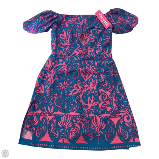 Dress Designer By Lilly Pulitzer In Blue & Pink, Size: 0