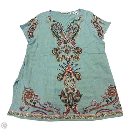 Top Short Sleeve By Soft Surroundings In Multi-colored, Size: M