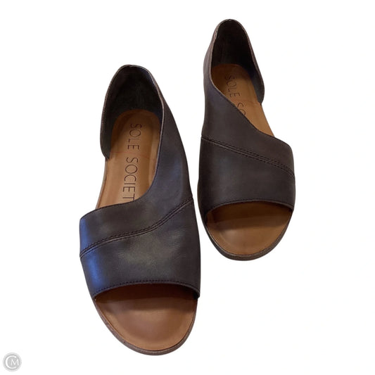 Sandals Flats By Sole Society In Brown, Size: 7.5