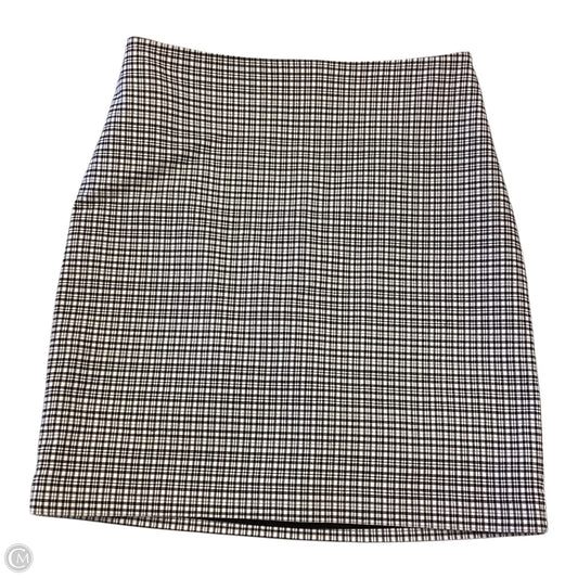 Skirt Mini & Short By White House Black Market In Checkered Pattern, Size: 4