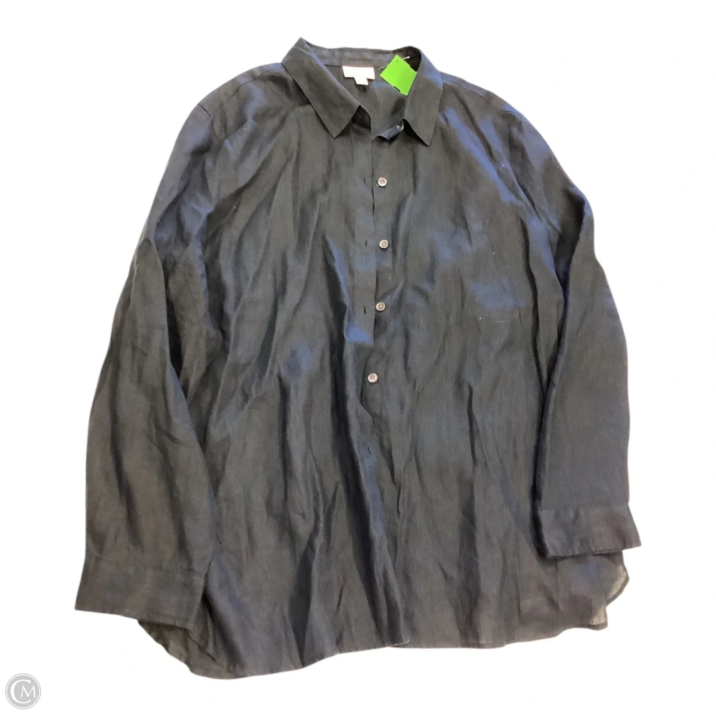 Top Long Sleeve By J. Jill In Navy, Size: Xl