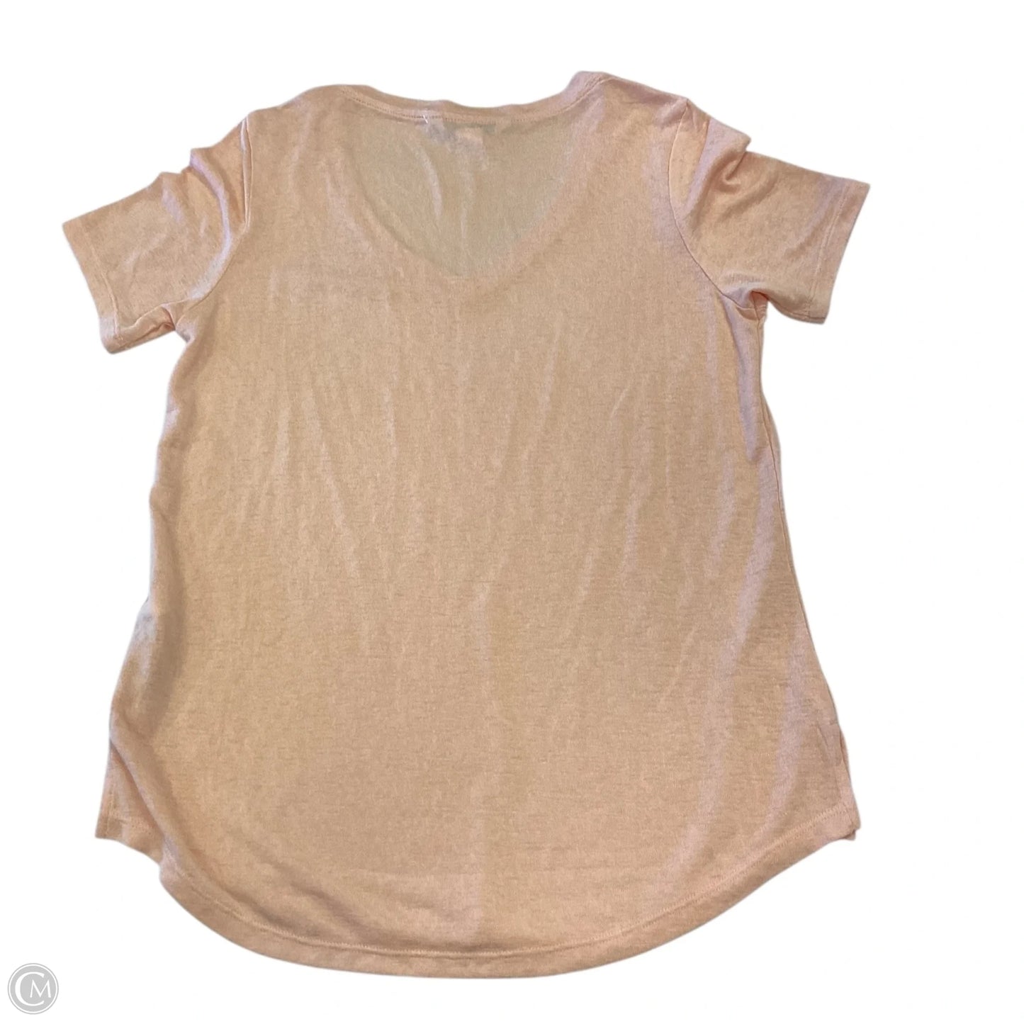Top Short Sleeve By Athleta In Orange, Size: S