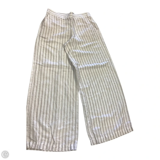 Pants Linen By Loft In Striped Pattern, Size: S