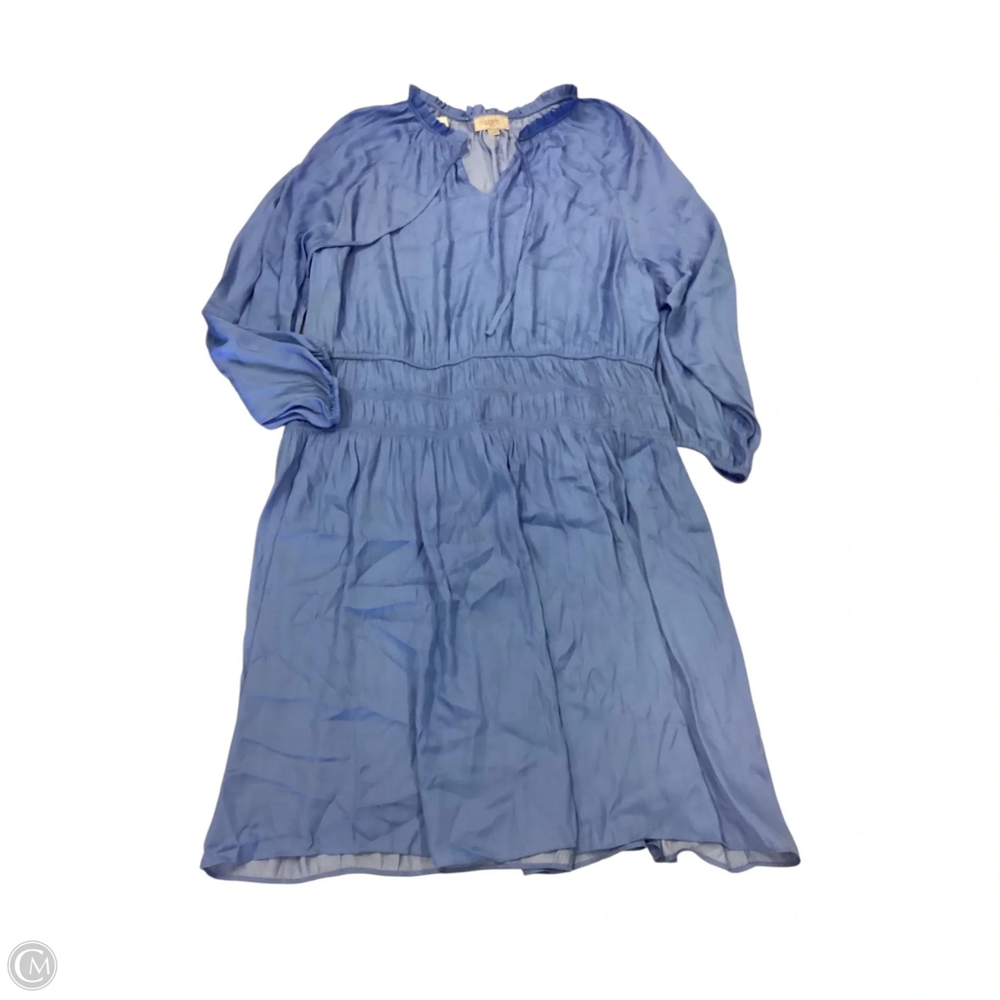 Dress Casual Midi By Loft In Blue, Size: 16