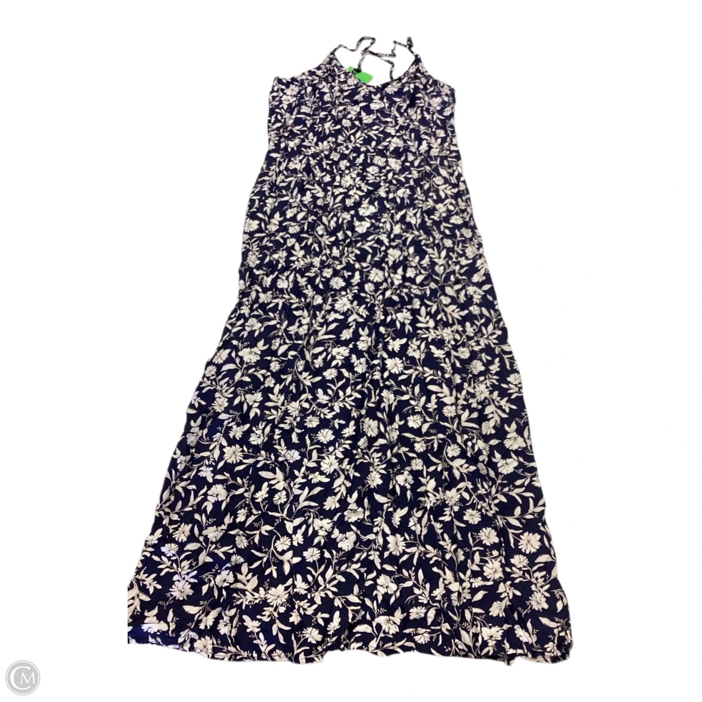 Dress Casual Midi By Old Navy In Floral Print, Size: L
