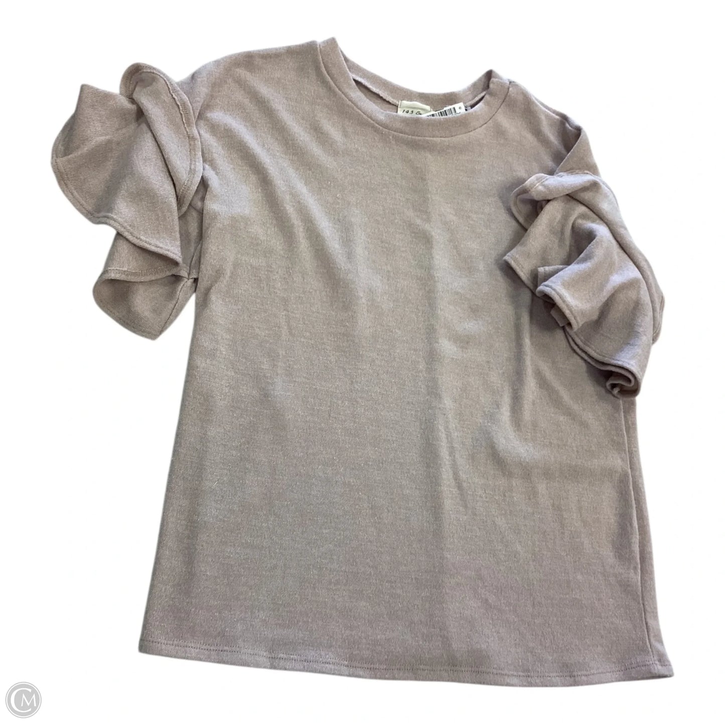 Top Short Sleeve By 143 Story In Beige, Size: Osfm