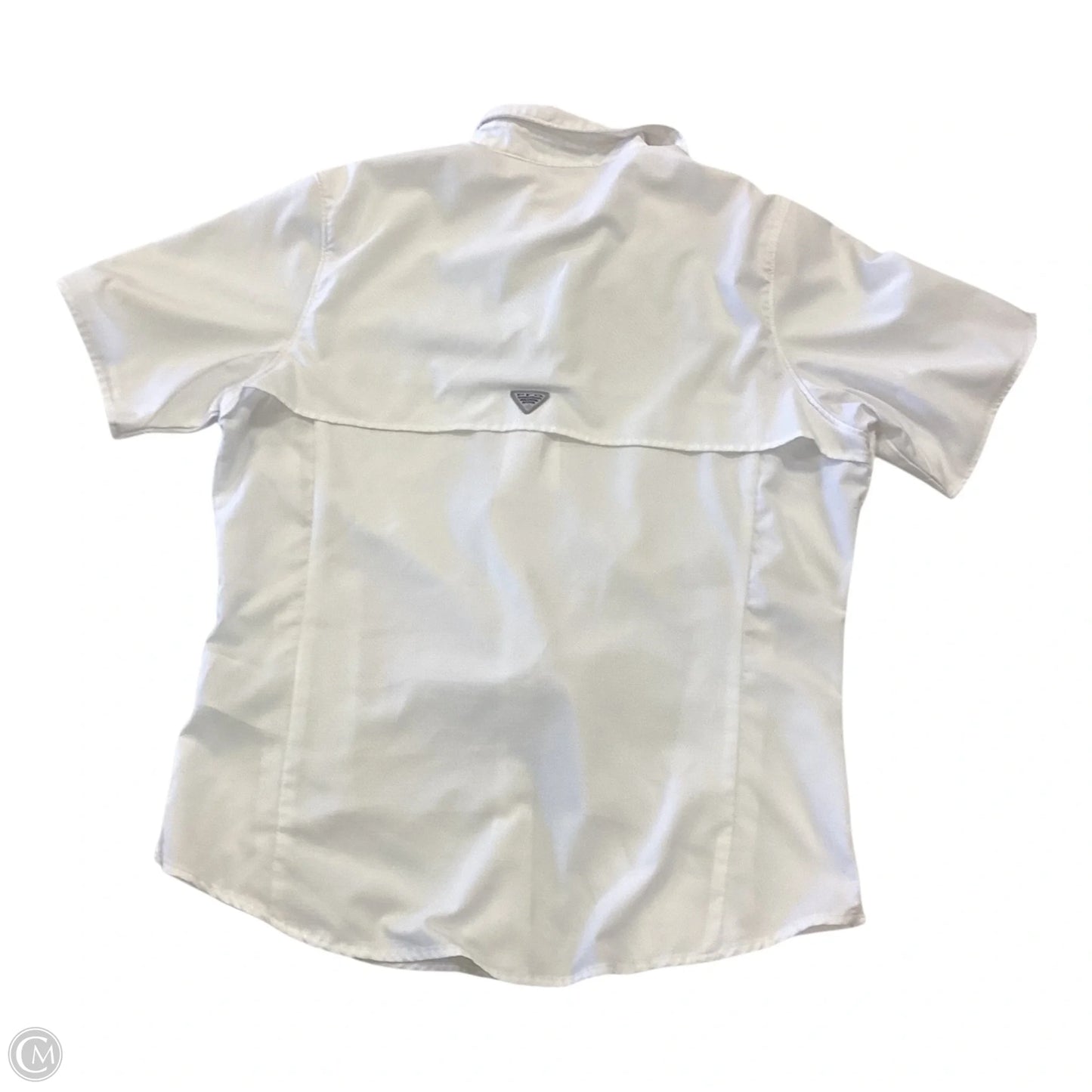 Athletic Top Short Sleeve By Columbia In White, Size: S