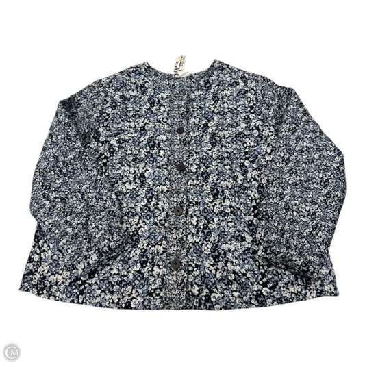 Jacket Puffer & Quilted By J. Jill In Floral Print, Size: Xl