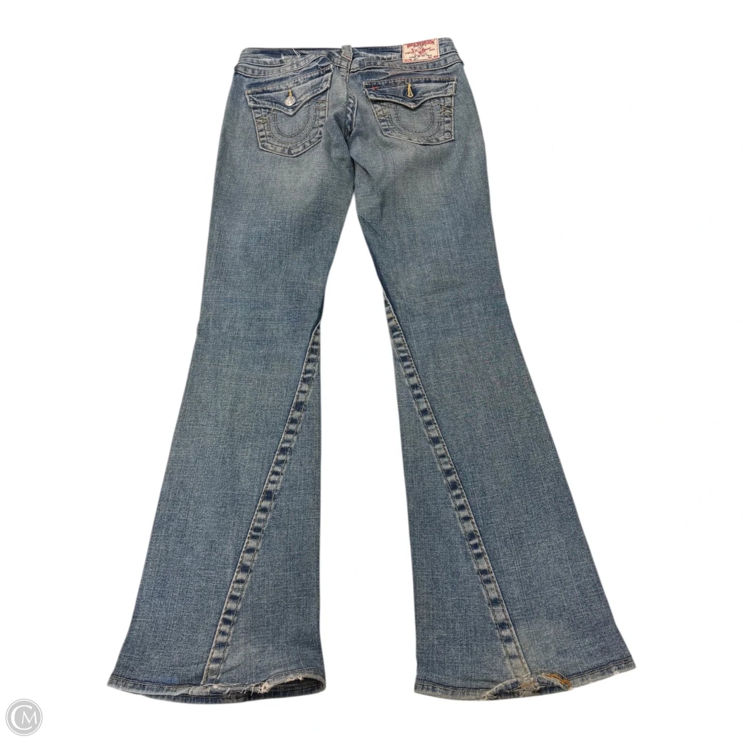 Jeans Flared By True Religion In Blue Denim, Size: 4