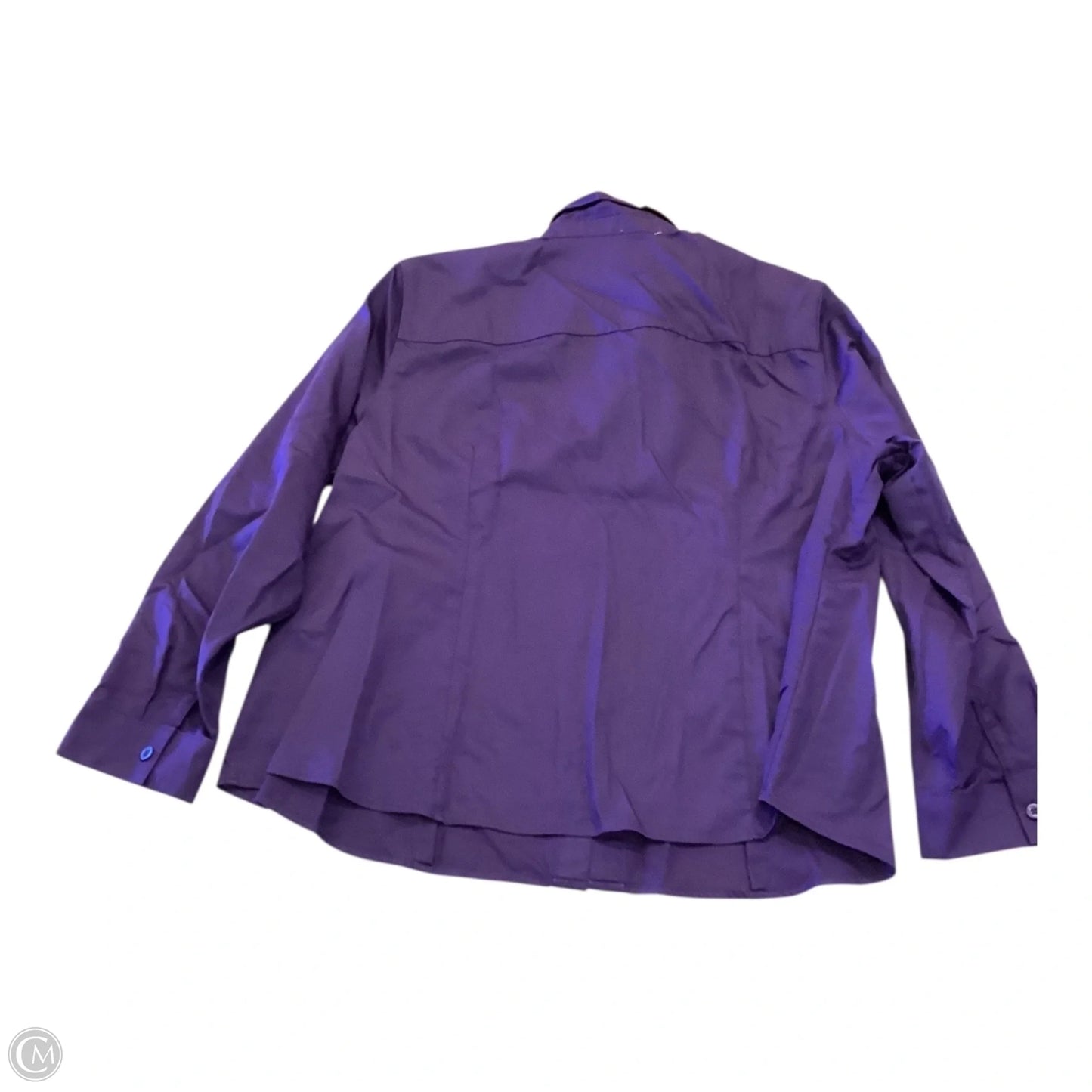 Top Long Sleeve By Chicos In Purple, Size: Xl