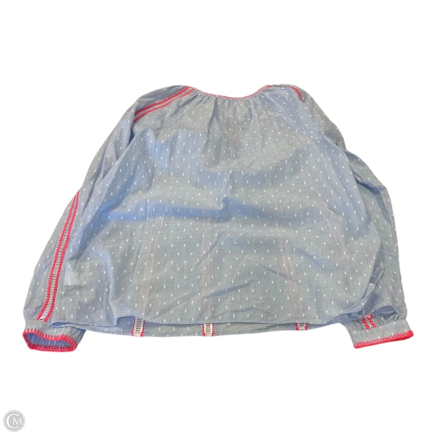 Top Long Sleeve Designer By Lilly Pulitzer In Blue & Pink, Size: Xl