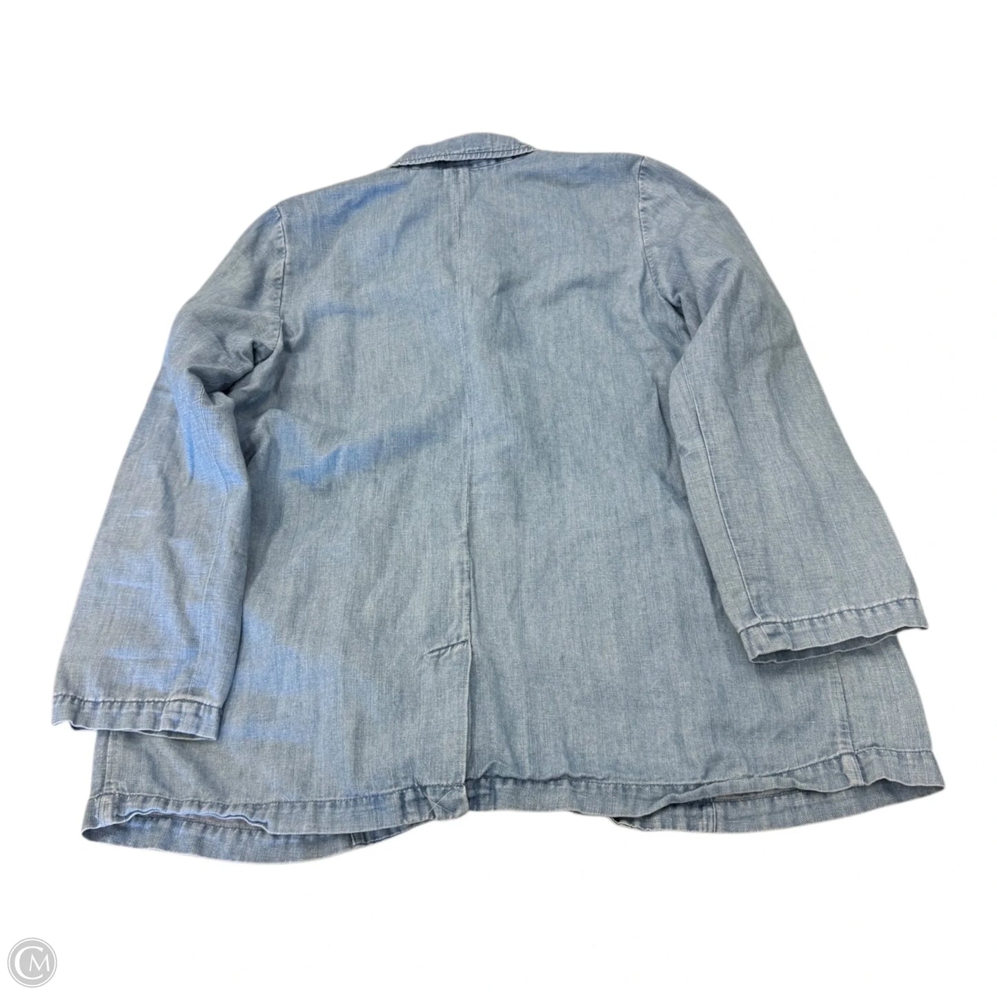 Jacket Denim By J. Jill In Blue Denim, Size: L