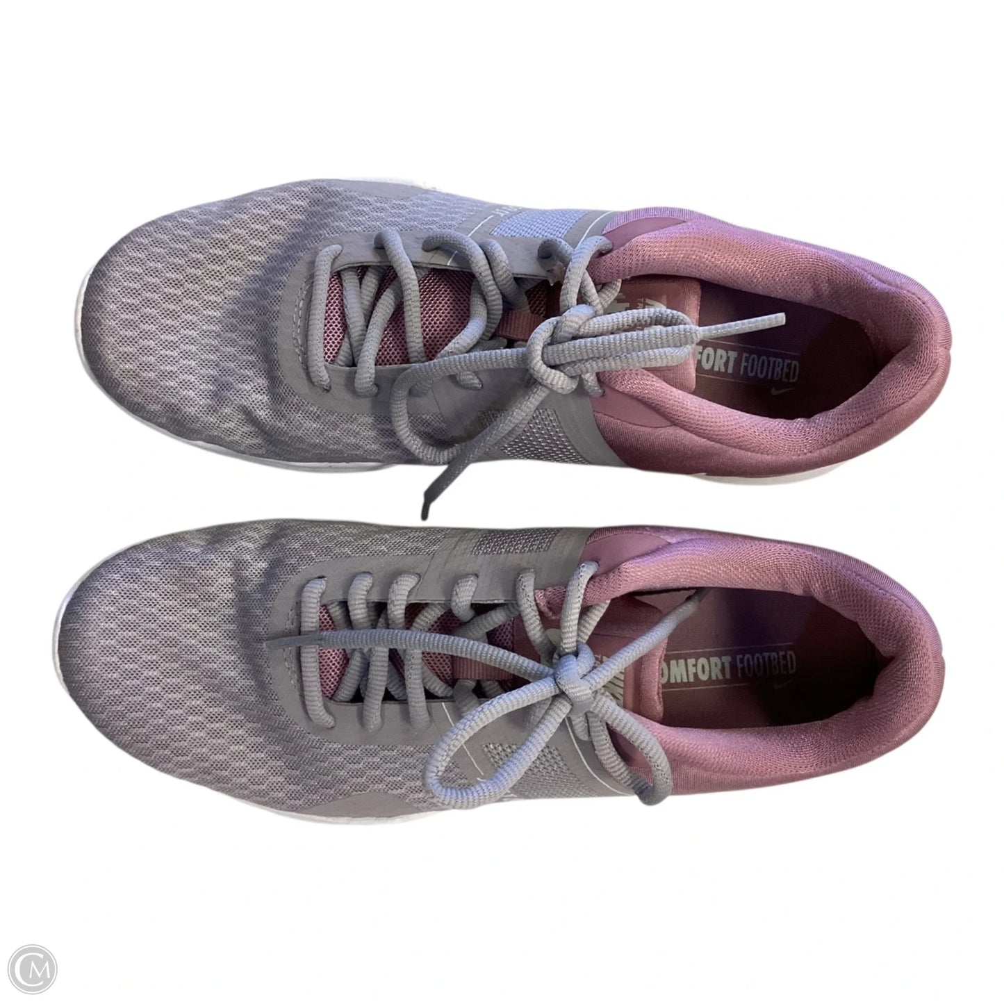 Shoes Athletic By Nike In Grey & Purple, Size: 7.5