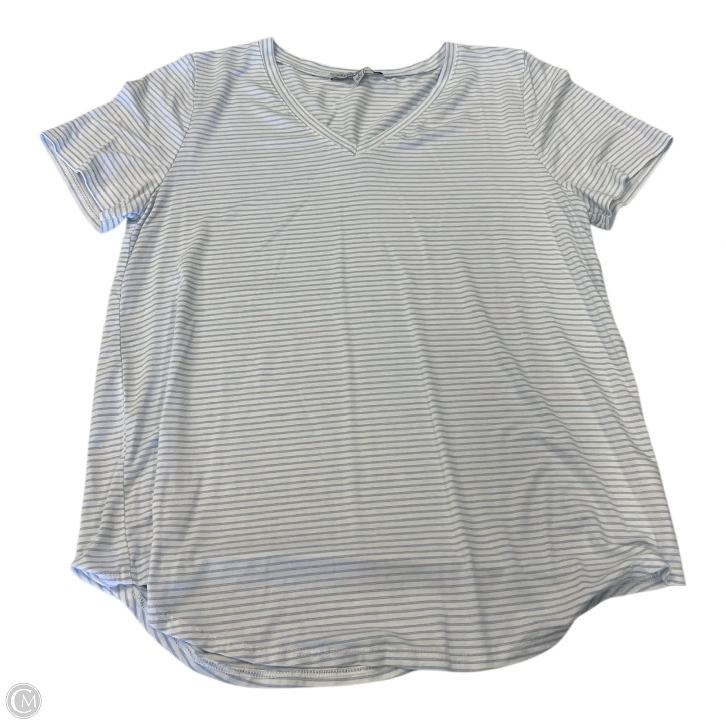 Top Short Sleeve By Green Envelope In Striped Pattern, Size: S