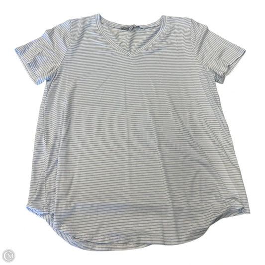Top Short Sleeve By Green Envelope In Striped Pattern, Size: S