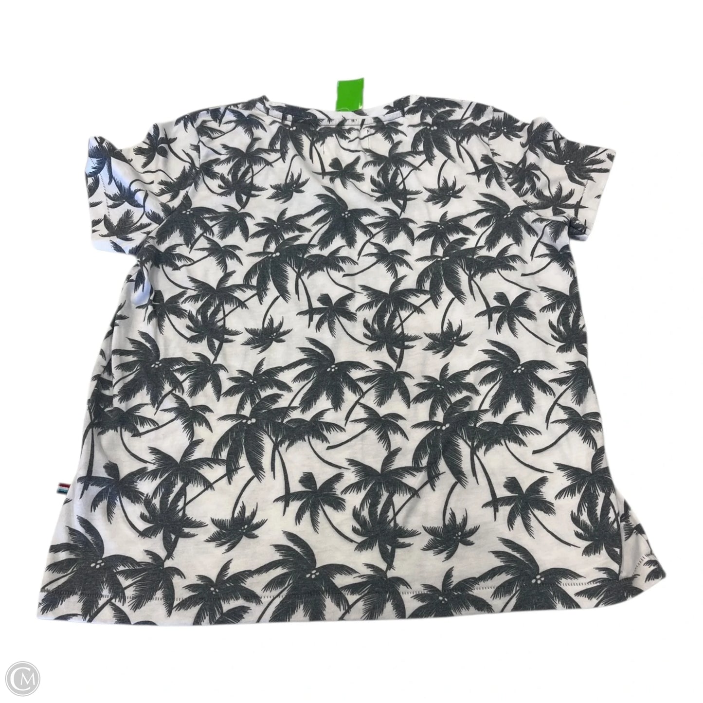 Top Short Sleeve By Sol Angeles In Tropical Print, Size: M