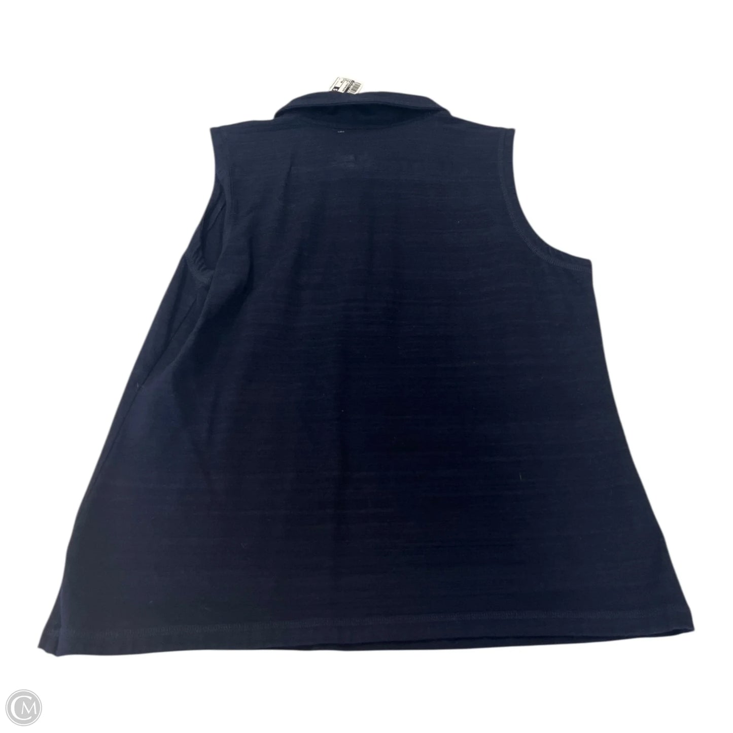 Top Sleeveless By Talbots In Navy, Size: Mp