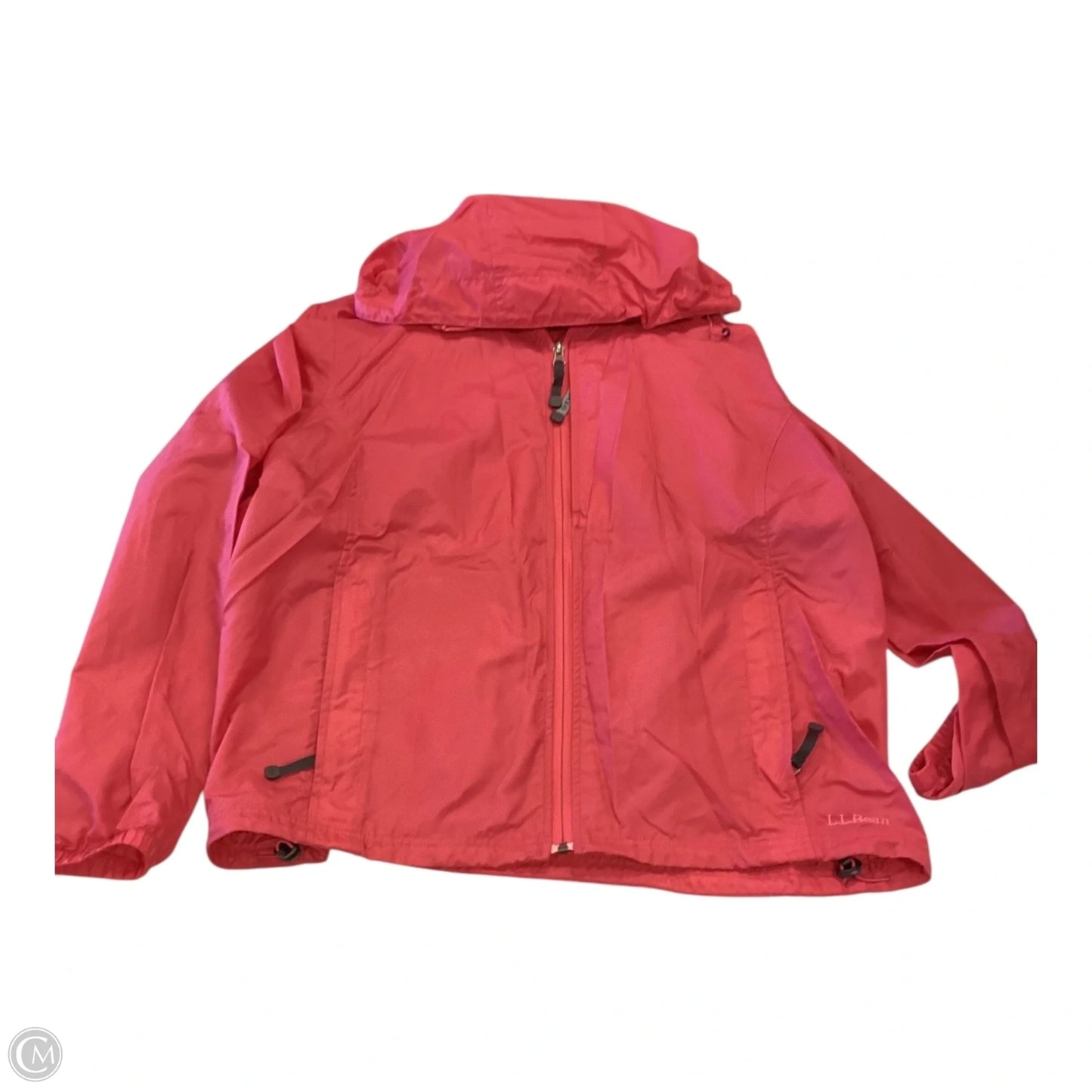 Jacket Windbreaker By L.l. Bean In Coral, Size: 2x