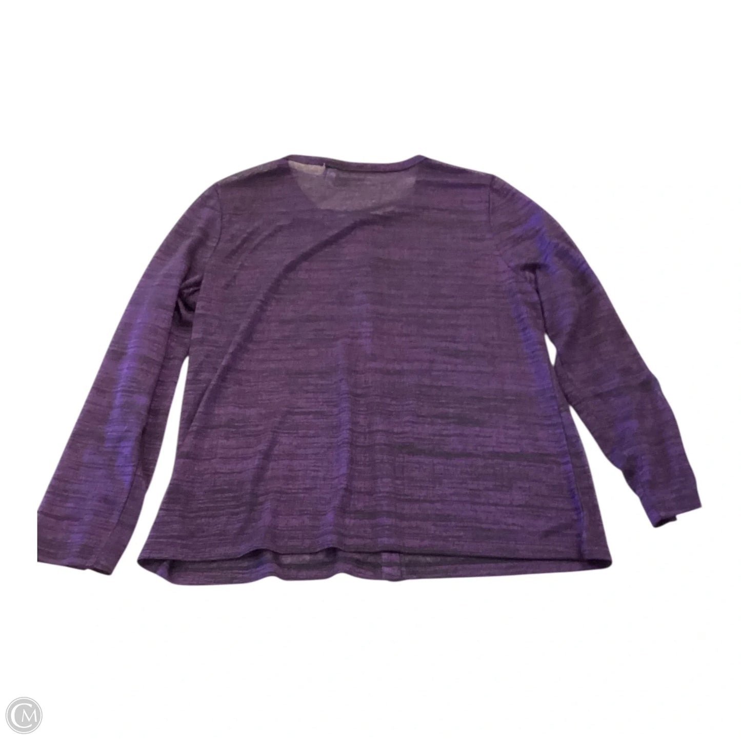Cardigan By Chicos In Purple, Size: L