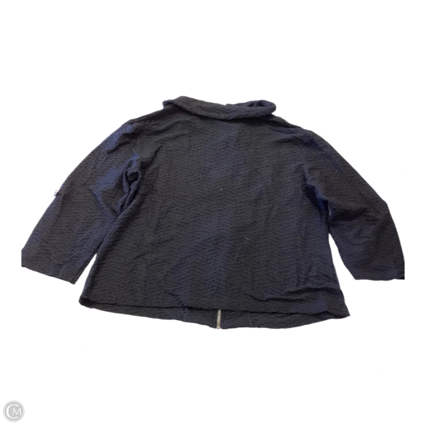 Jacket Shirt By Chicos In Black, Size: L